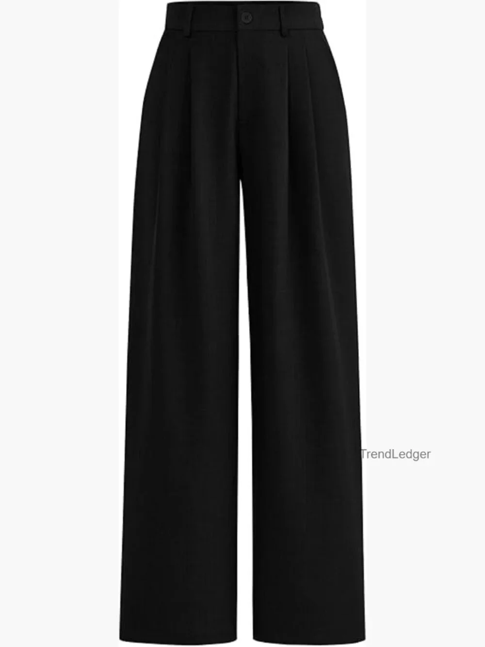 High Waisted Straight Leg Work Pants - Picture 1 of 7